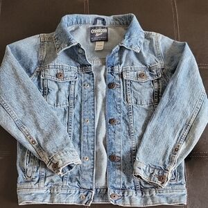 OshKosh B'gosh Washed Light Blue Denim Jacket for Kids Size 10